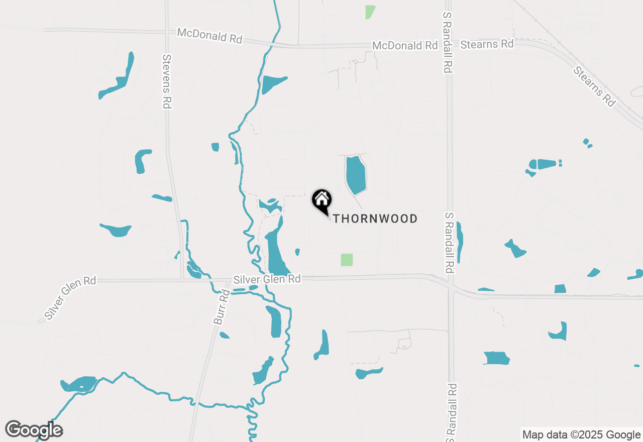 Map of 2181 W Thornwood Drive, South Elgin, IL 60177