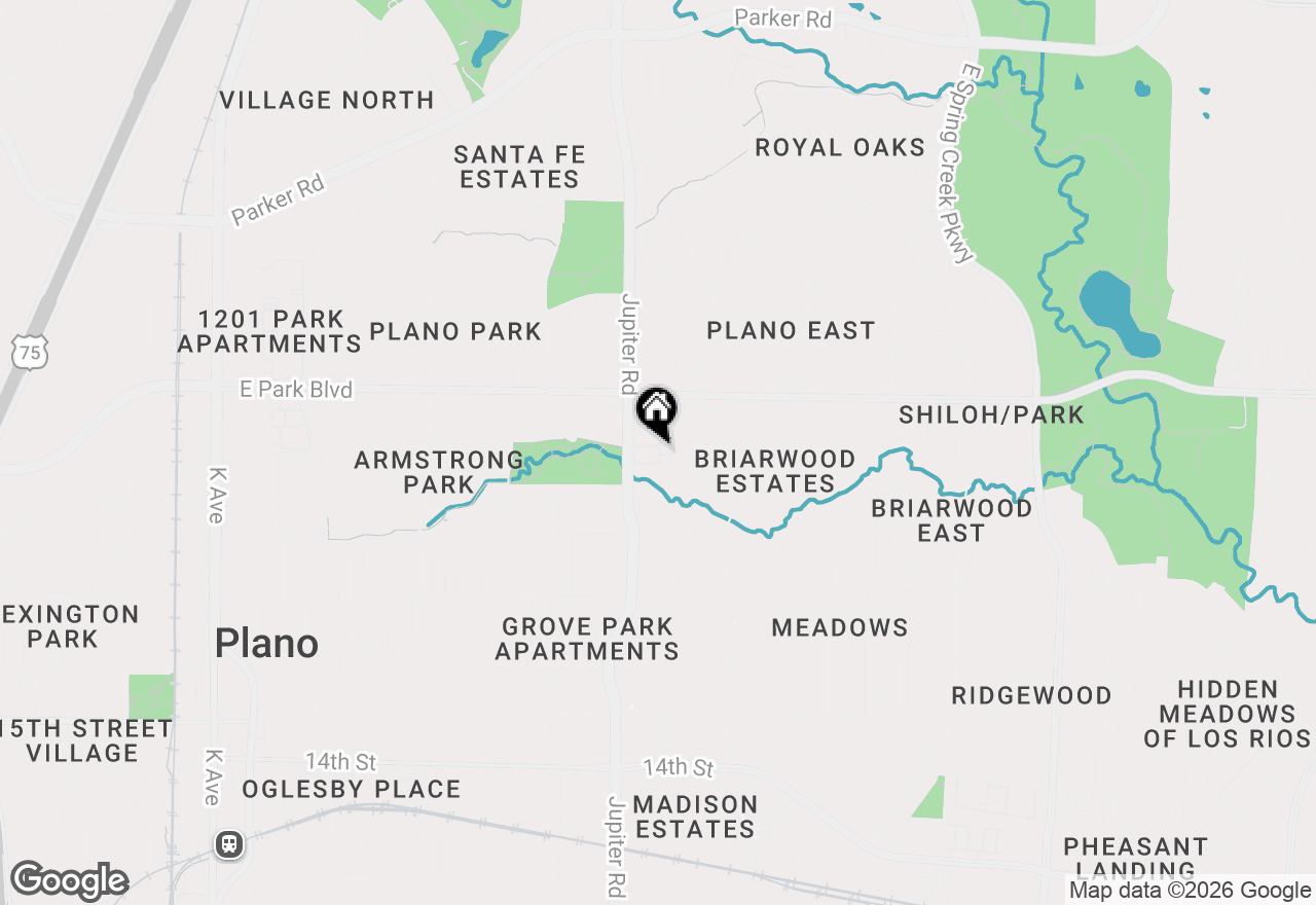 Map of 2400 Jupiter Road #B9, Plano, TX 75074