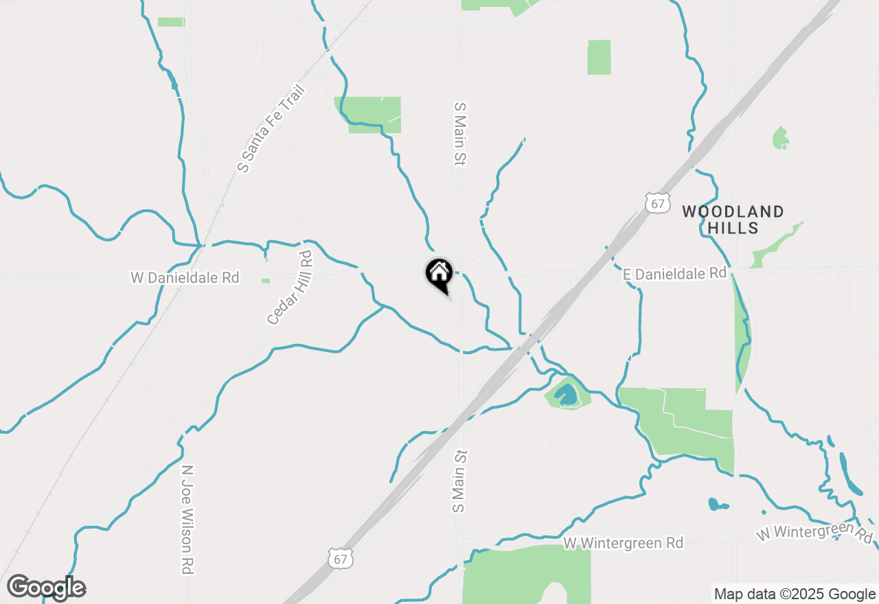 Map of 1521 Sharon Drive, Duncanville, TX 75137