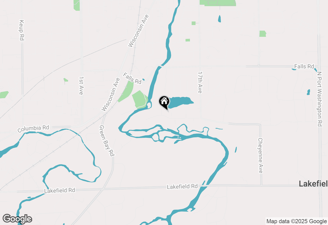 Map of 1720 Manchester Dr, Grafton, WI 53024