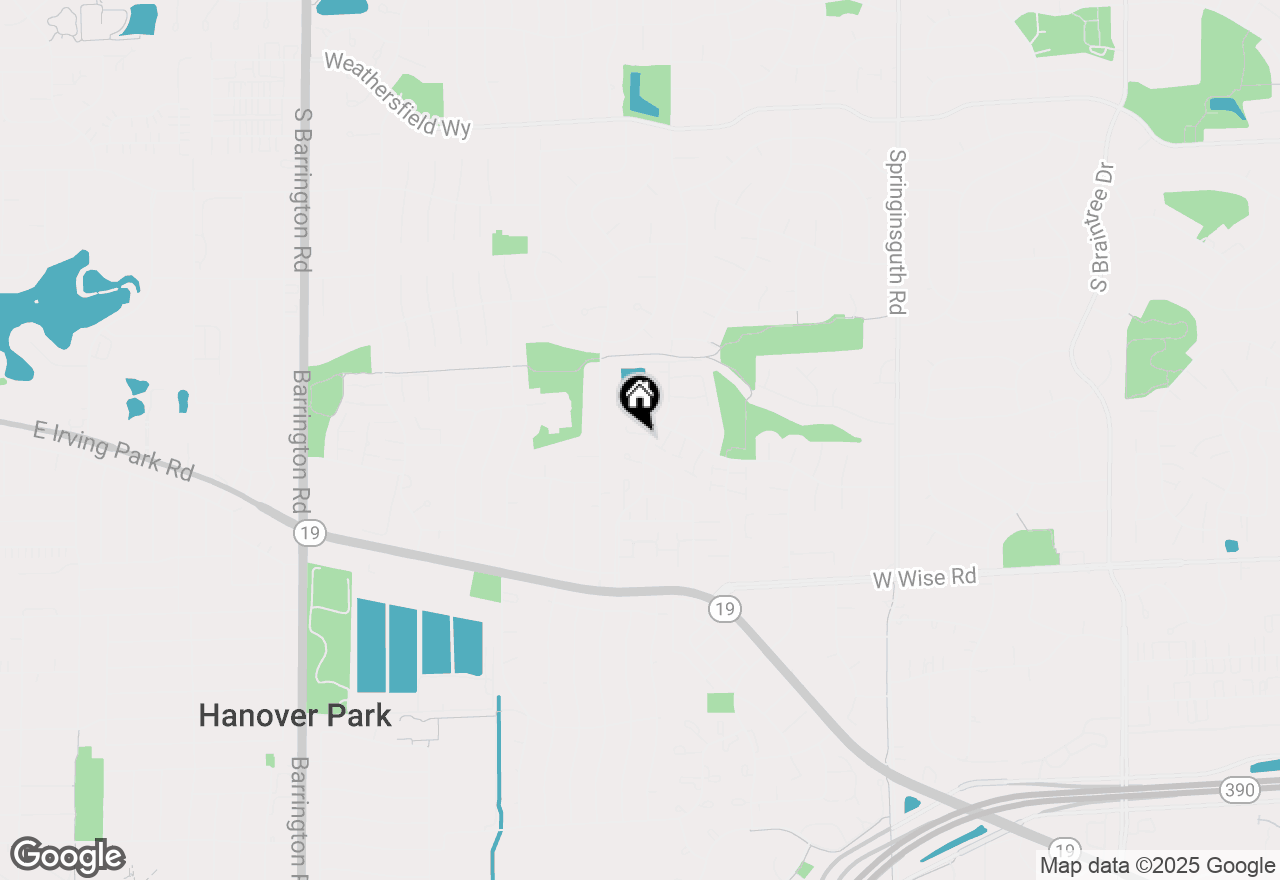 Map of 802 Lexington Circle #802, Hanover Park, IL 60133