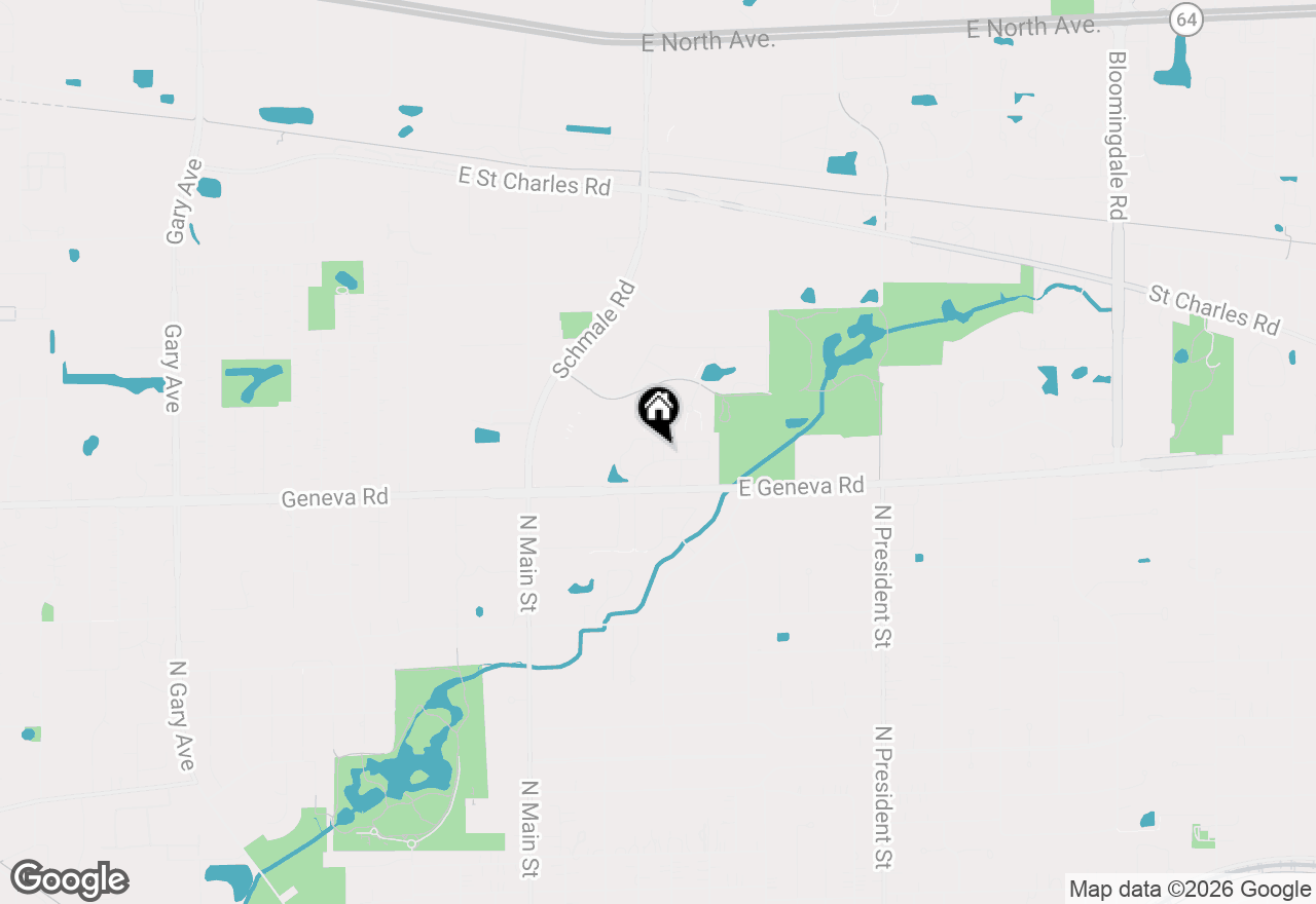 Map of 490 Dolton Lane, Carol Stream, IL 60188