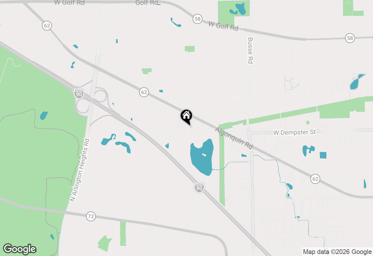 Map of 2656 S Cedar Glen Drive, Arlington Heights, IL 60005