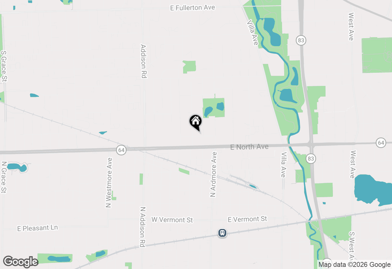 Map of 831 N Yale Avenue, Villa Park, IL 60181