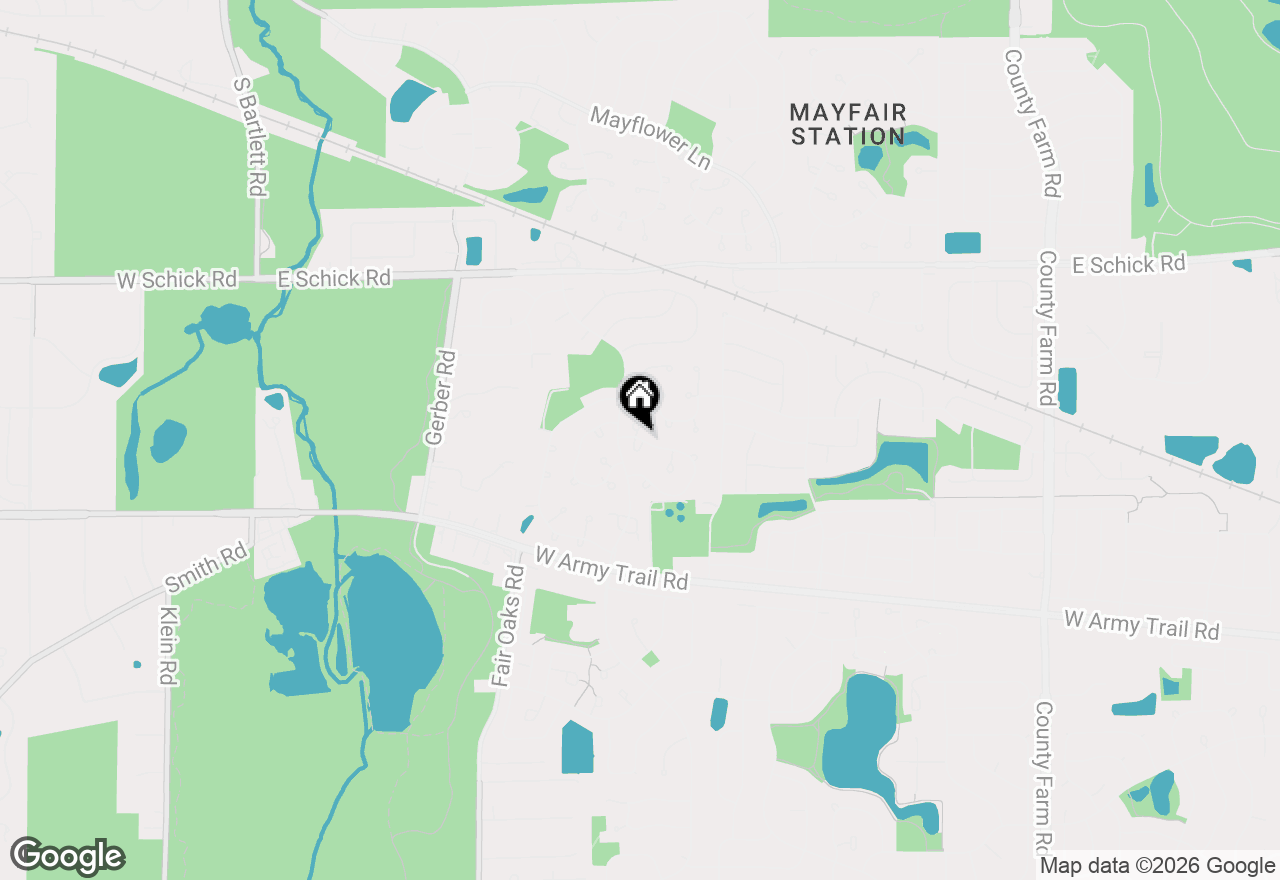 Map of 422 Cromwell Circle #2, Bartlett, IL 60103