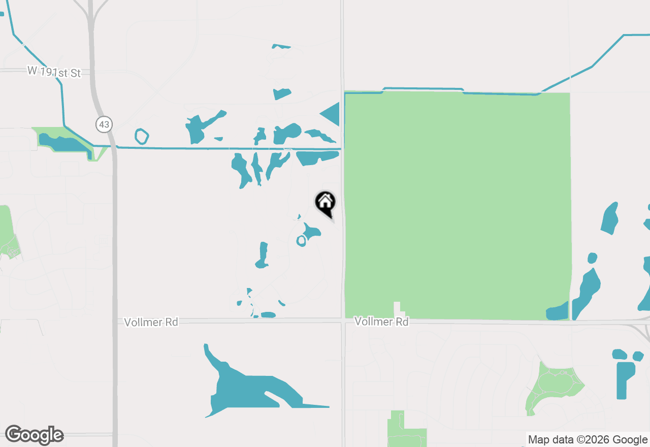 Map of 14 Corinth Court, Tinley Park, IL 60477