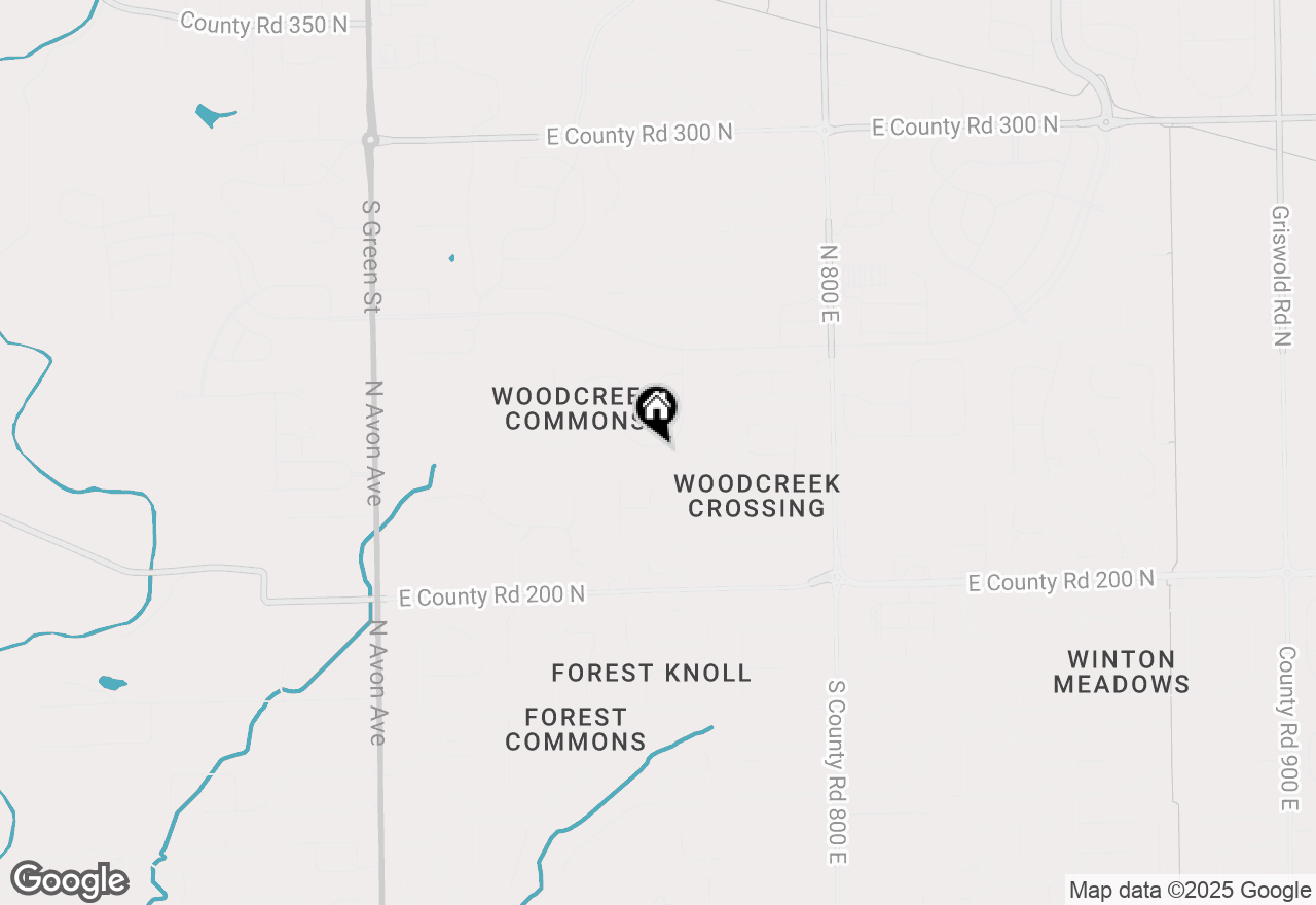 Map of 2449 Stonehaven Drive, Avon, IN 46123