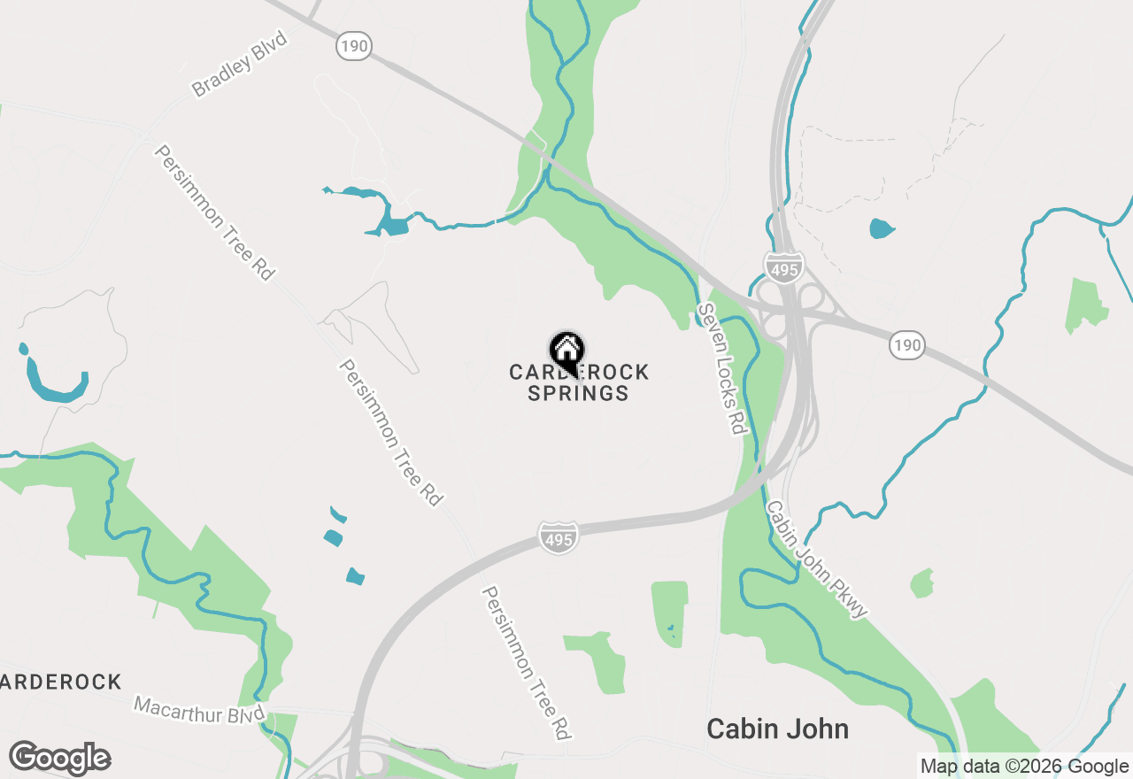 Map of 8108 Hamilton Spring Road, Bethesda, MD 20817