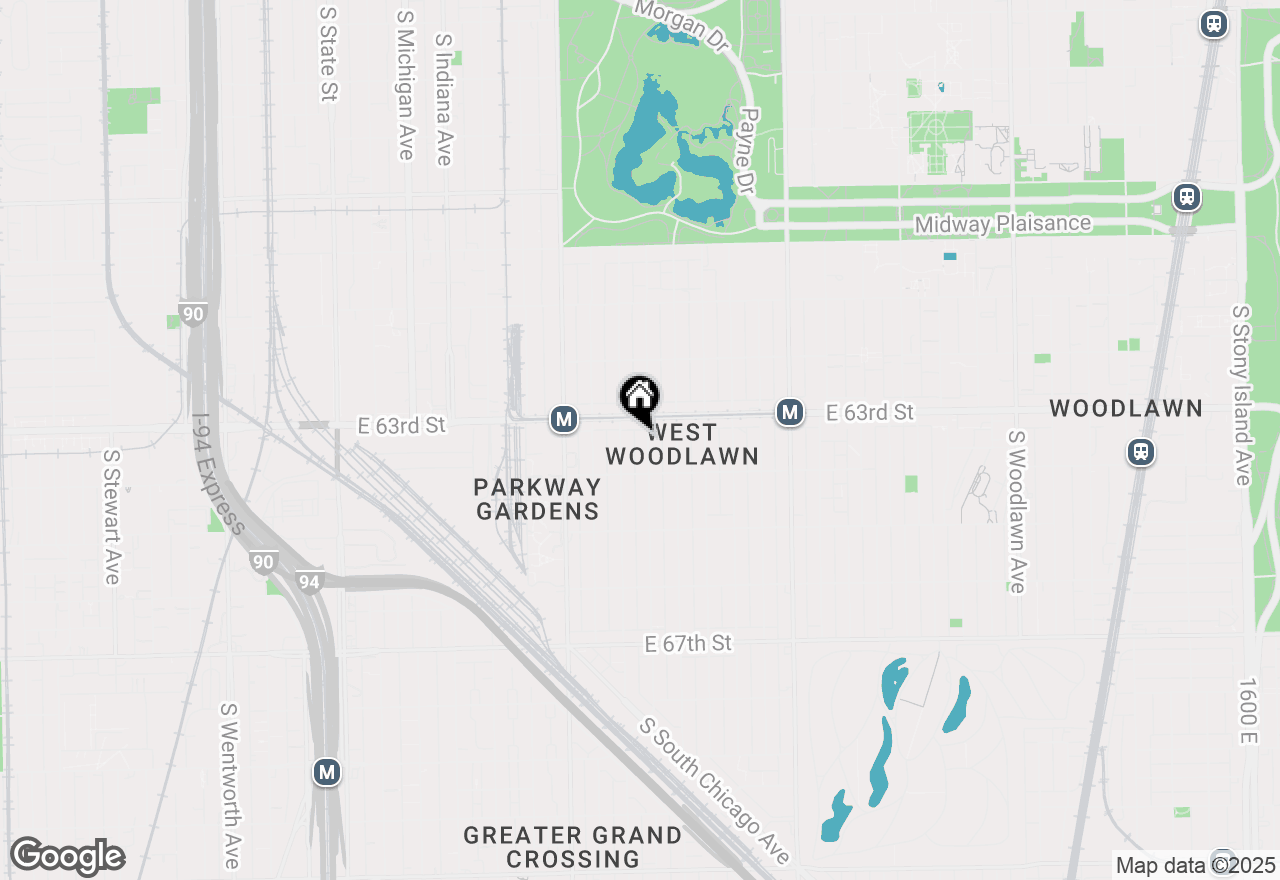 Map of 6322 S Rhodes Avenue, Chicago, IL 60637
