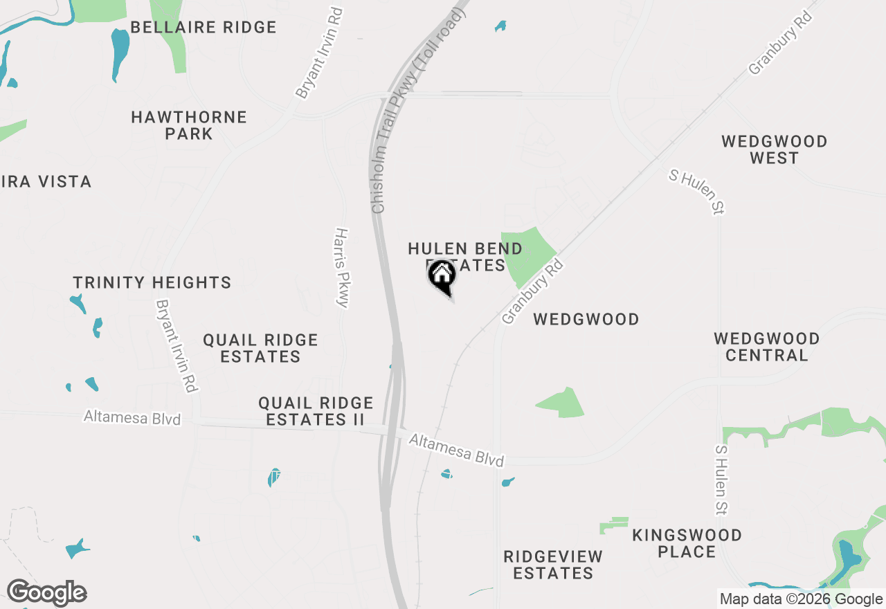 Map of 6891 High Country Drive, Fort Worth, TX 76132