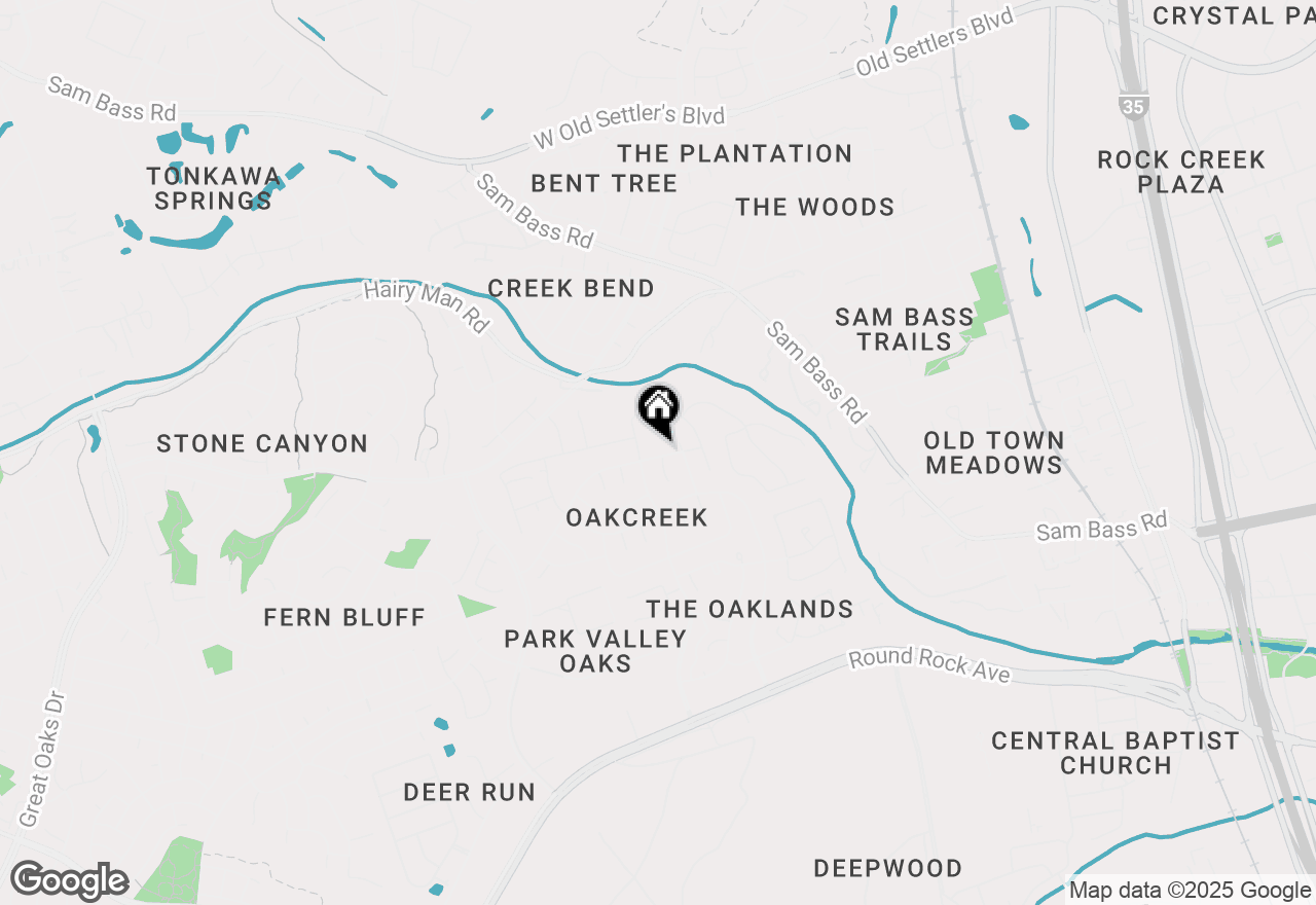 Map of 2308 Falcon Dr, Round Rock, TX 78681