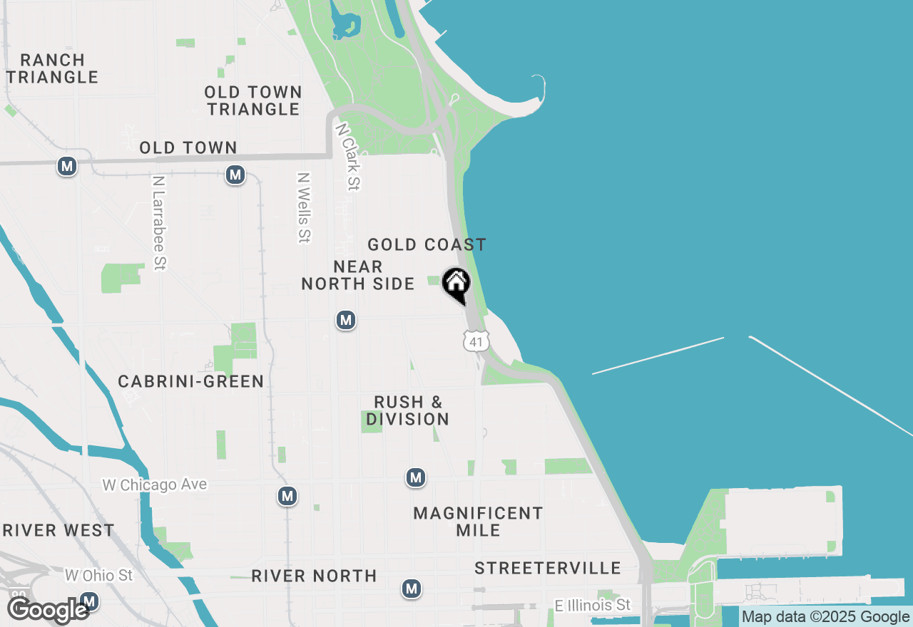 Map of 1200 N Lake Shore Drive #1104, Chicago, IL 60610