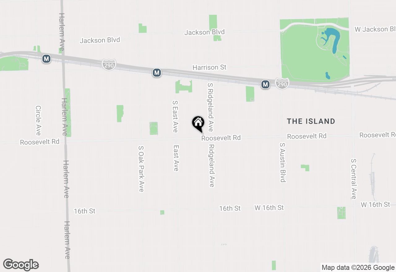 Map of 6436 Roosevelt Road #410, Oak Park, IL 60304