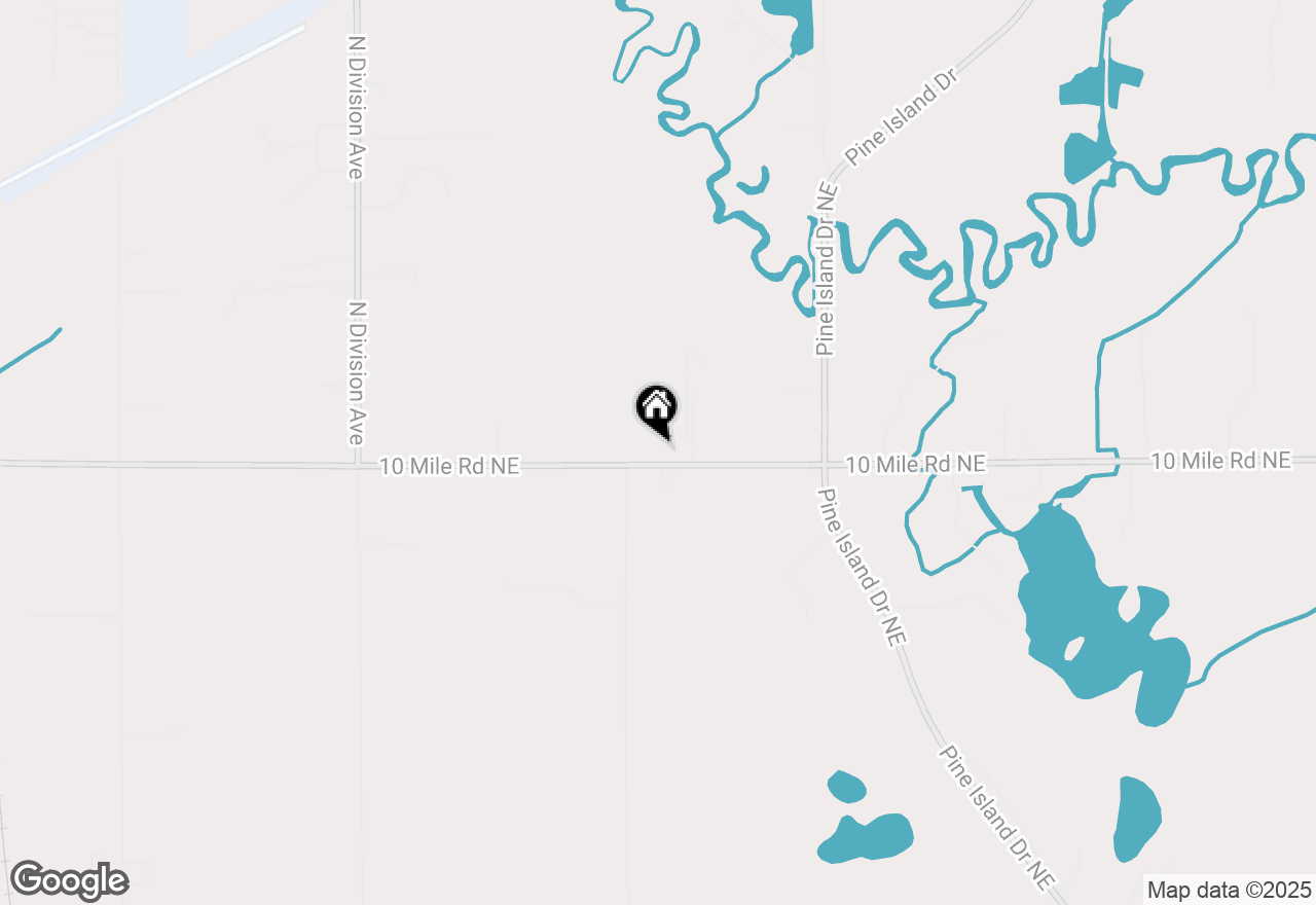 Map of 527 10 Mile Road Ne, Comstock Park, MI 49321