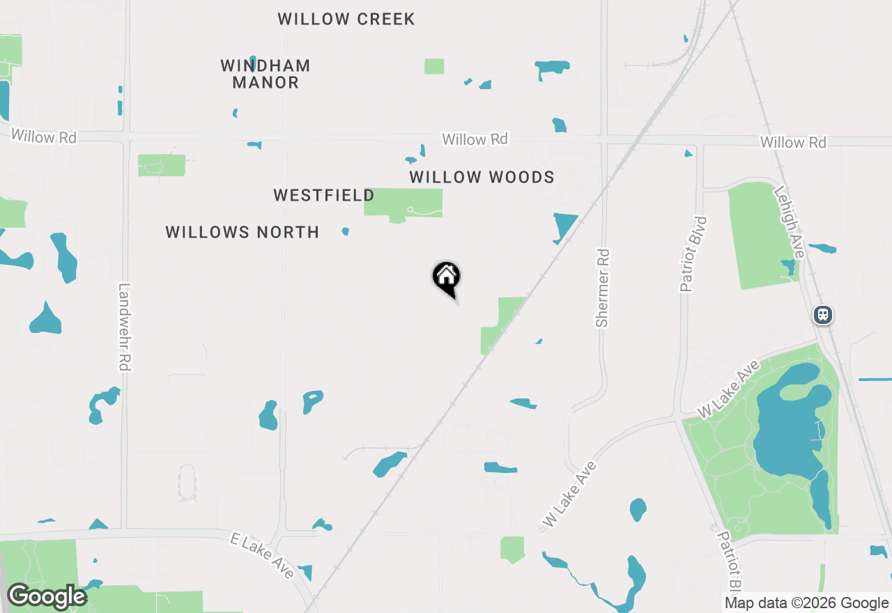 Map of 2334 Phillips Drive, Glenview, IL 60026