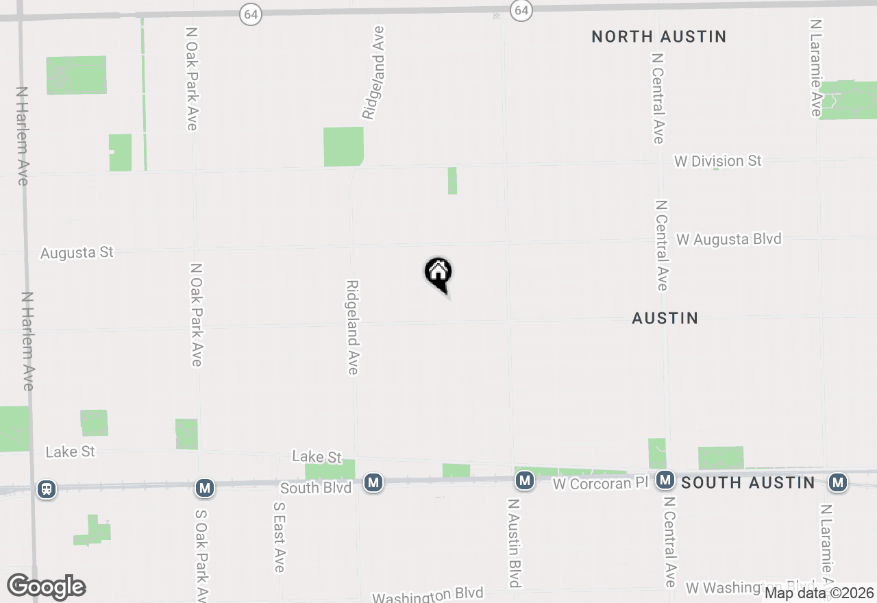 Map of 526 N Lombard Avenue, Oak Park, IL 60302