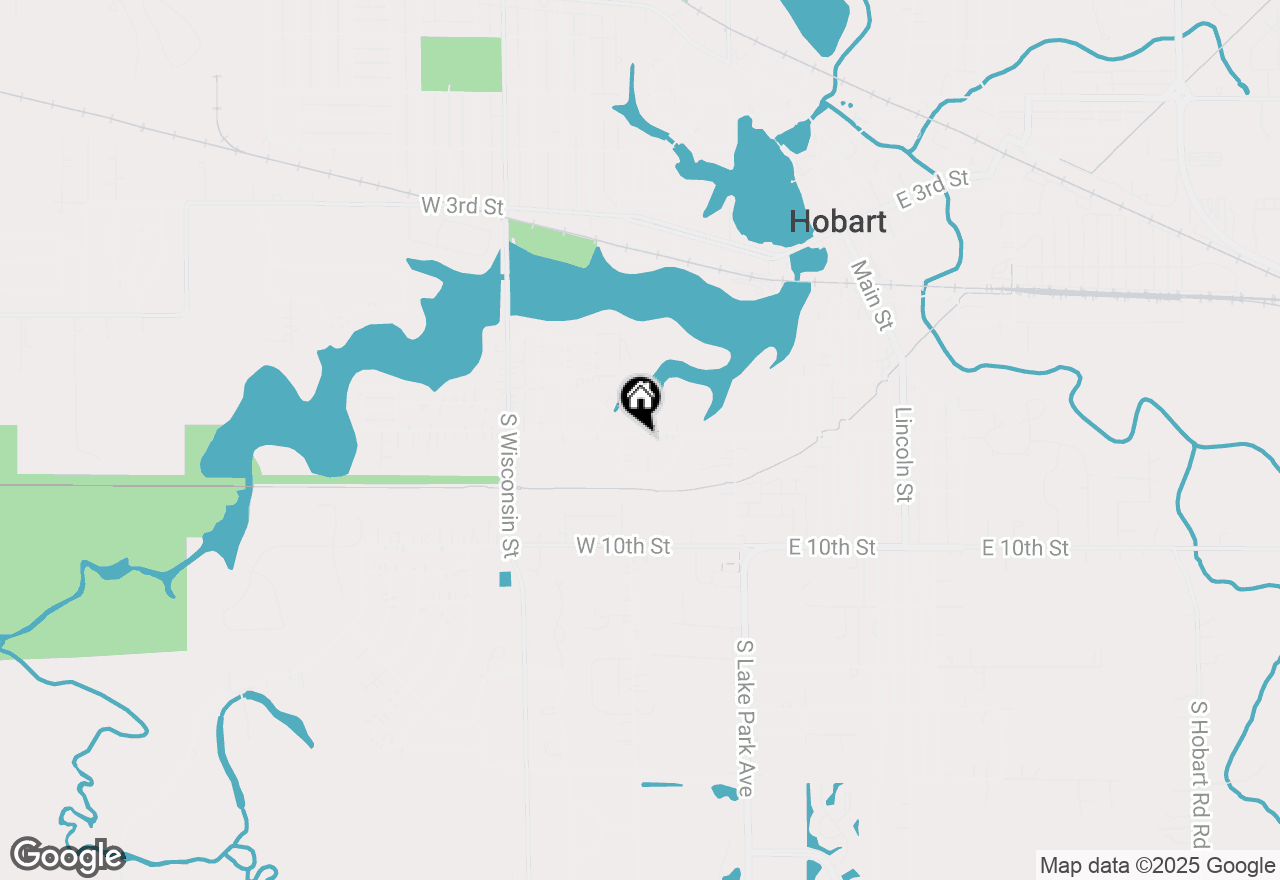 Map of 305 W 8th Street, Hobart, IN 46342