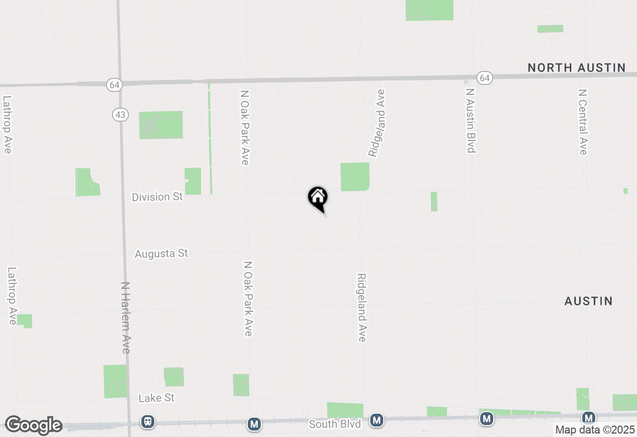 Map of 807 Fair Oaks Avenue, Oak Park, IL 60302