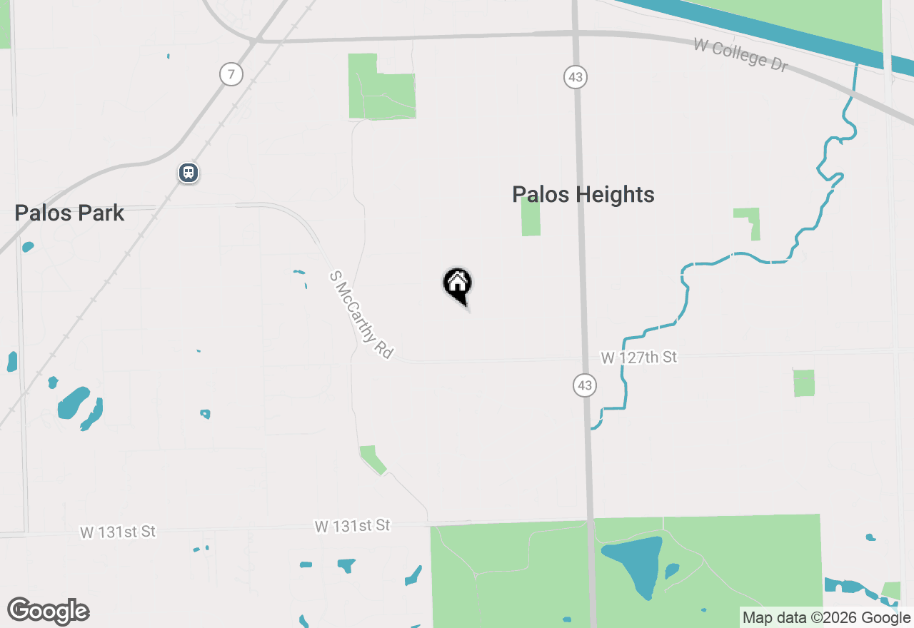 Map of 12542 S 75th Avenue, Palos Heights, IL 60463