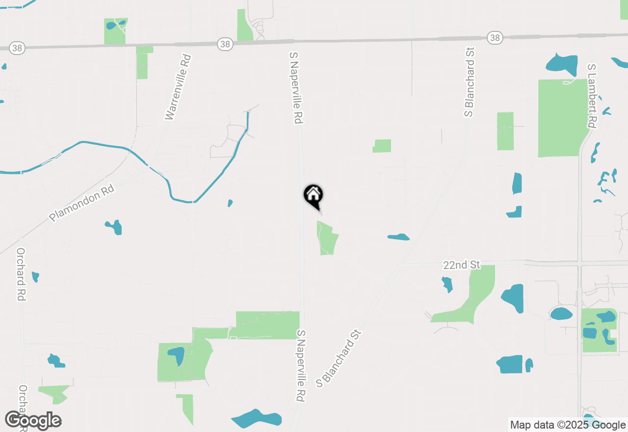 Map of 1547 Huntleigh Drive, Wheaton, IL 60189