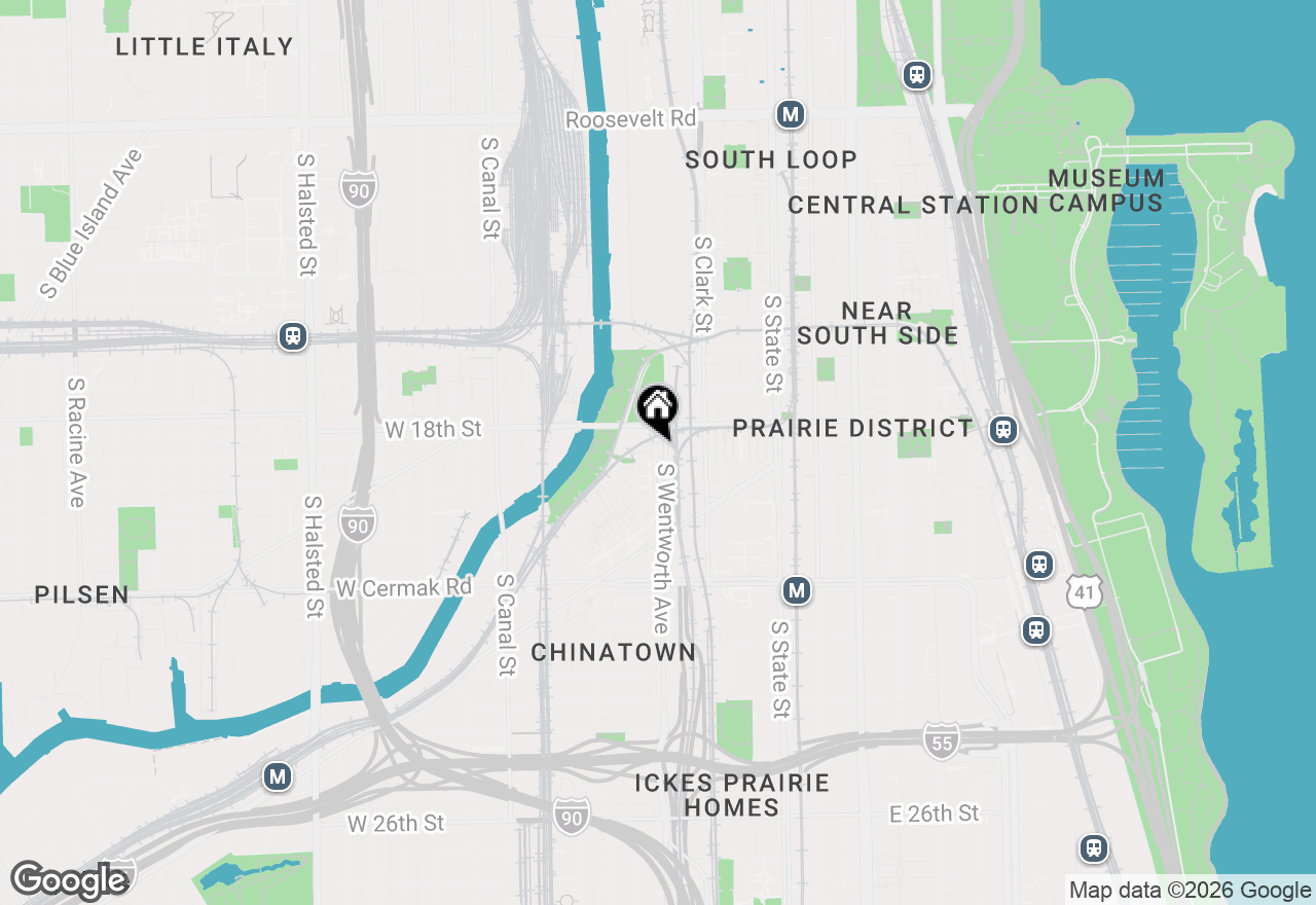 Map of 1828 S Wentworth Avenue #2B, Chicago, IL 60616