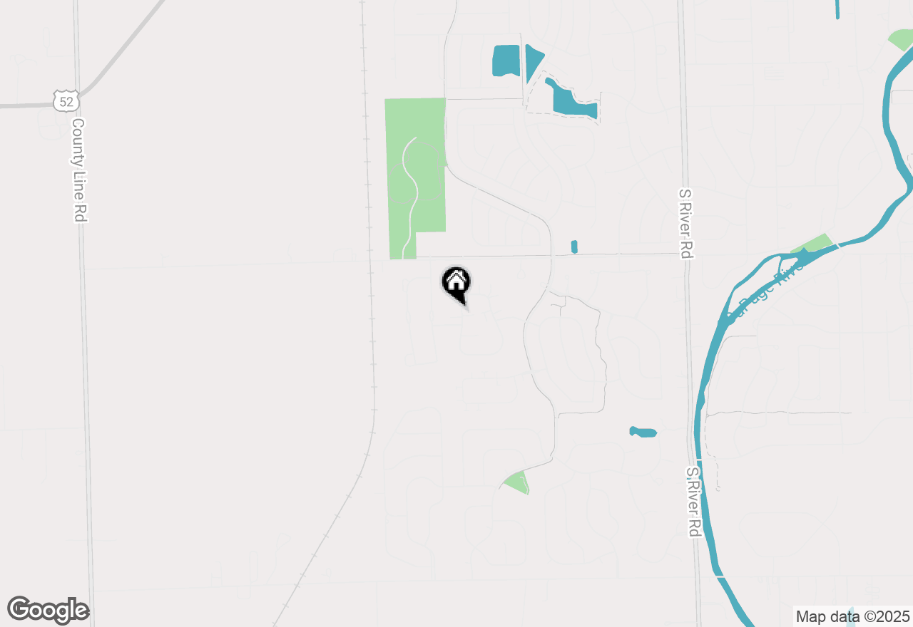 Map of 25451 Regent Boulevard, Shorewood, IL 60404