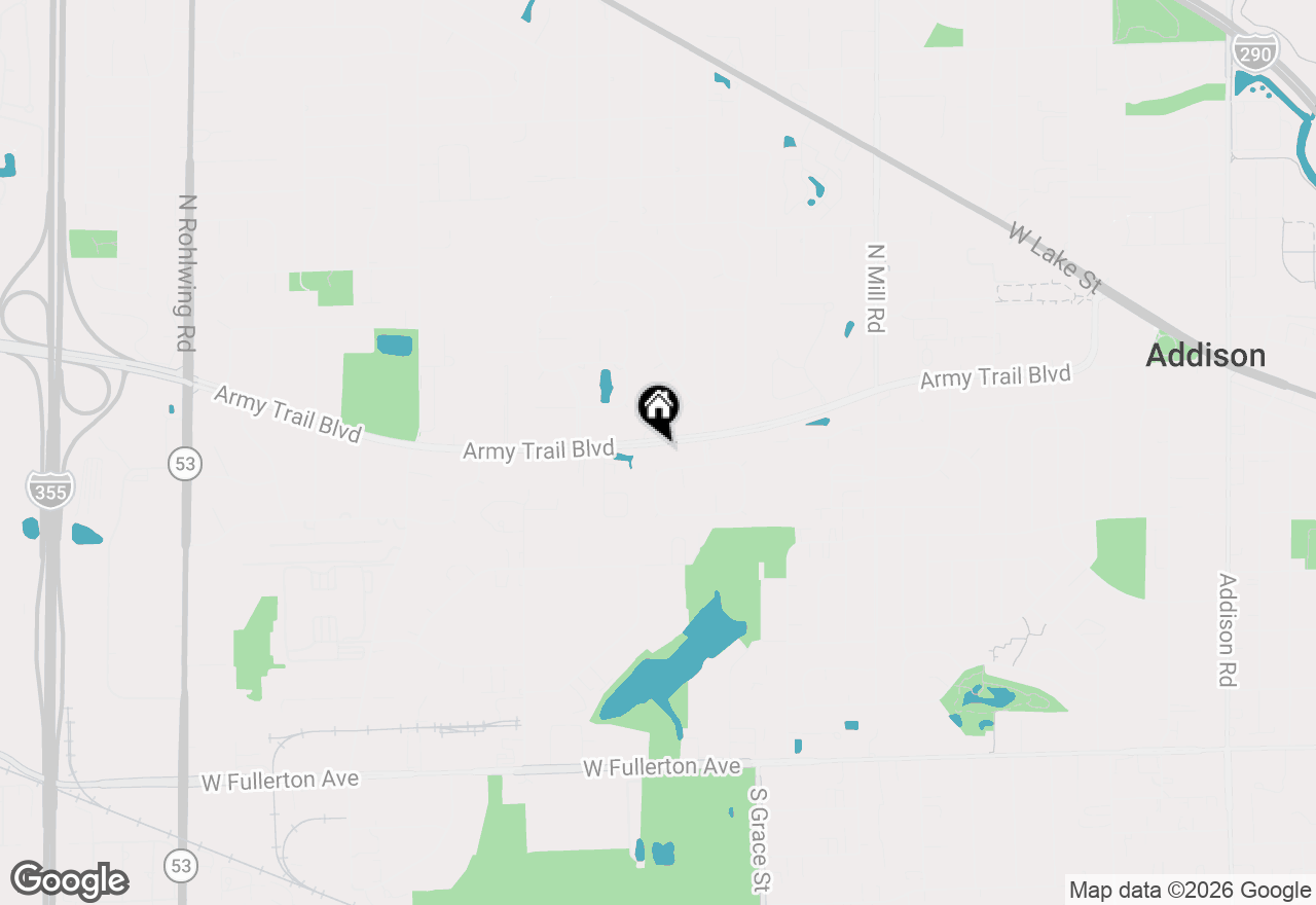 Map of 941 W Army Trail Boulevard, Addison, IL 60101