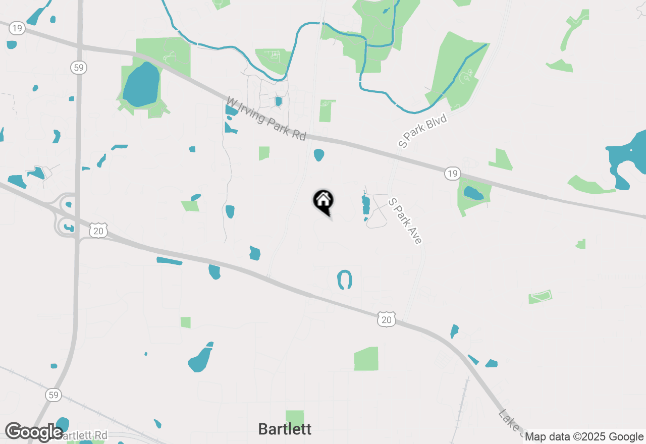 Map of 225 Locksley Drive, Streamwood, IL 60107