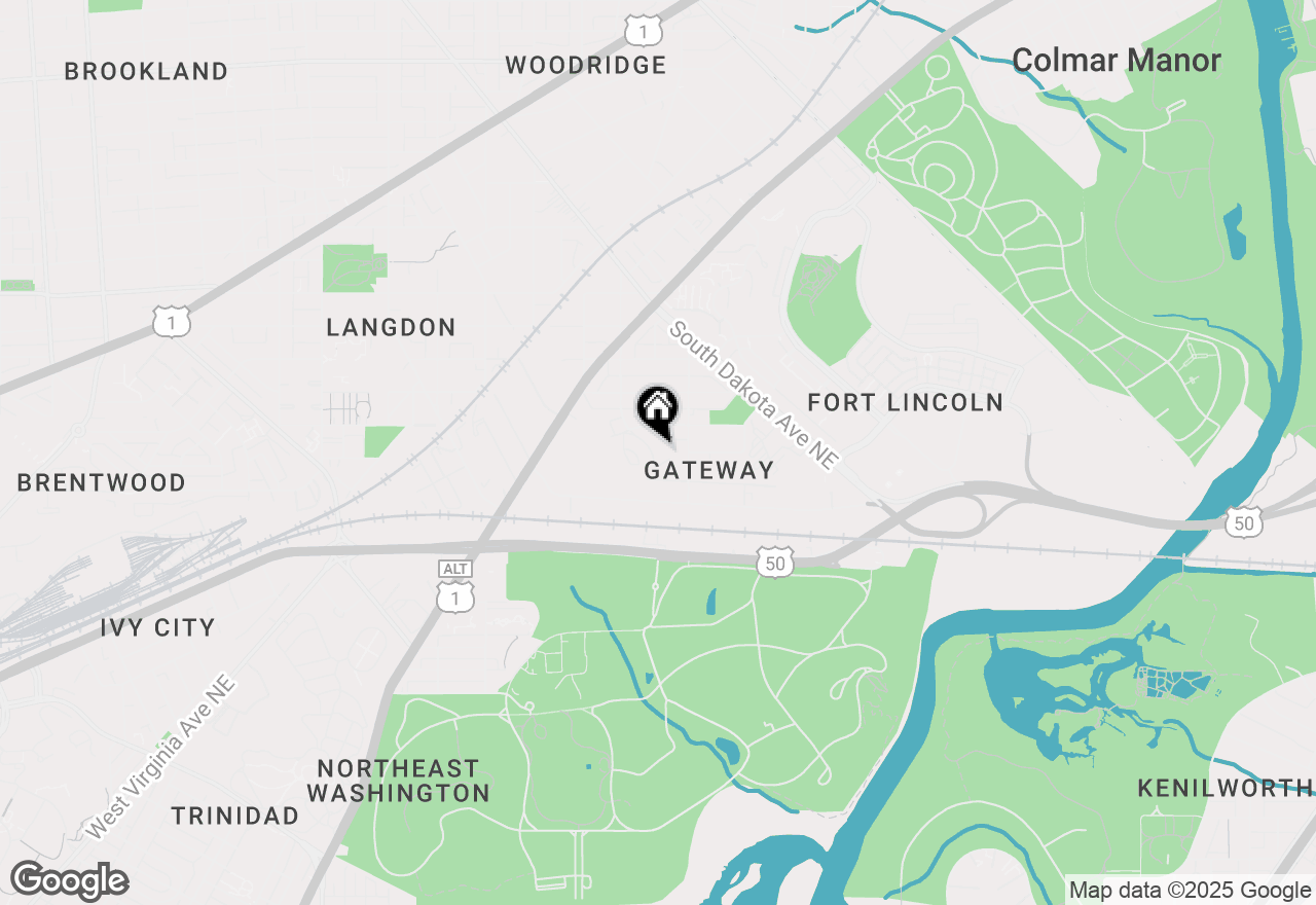 Map of 2137 30th Street Ne, Washington, DC 20018