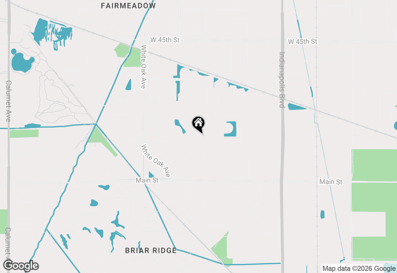 Map of 1909 Maplewood Lane, Munster, IN 46321