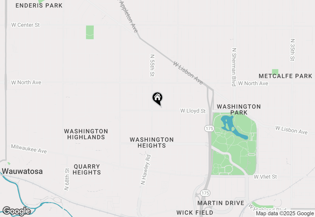 Map of 5402 W Lloyd St #5404, Milwaukee, WI 53208