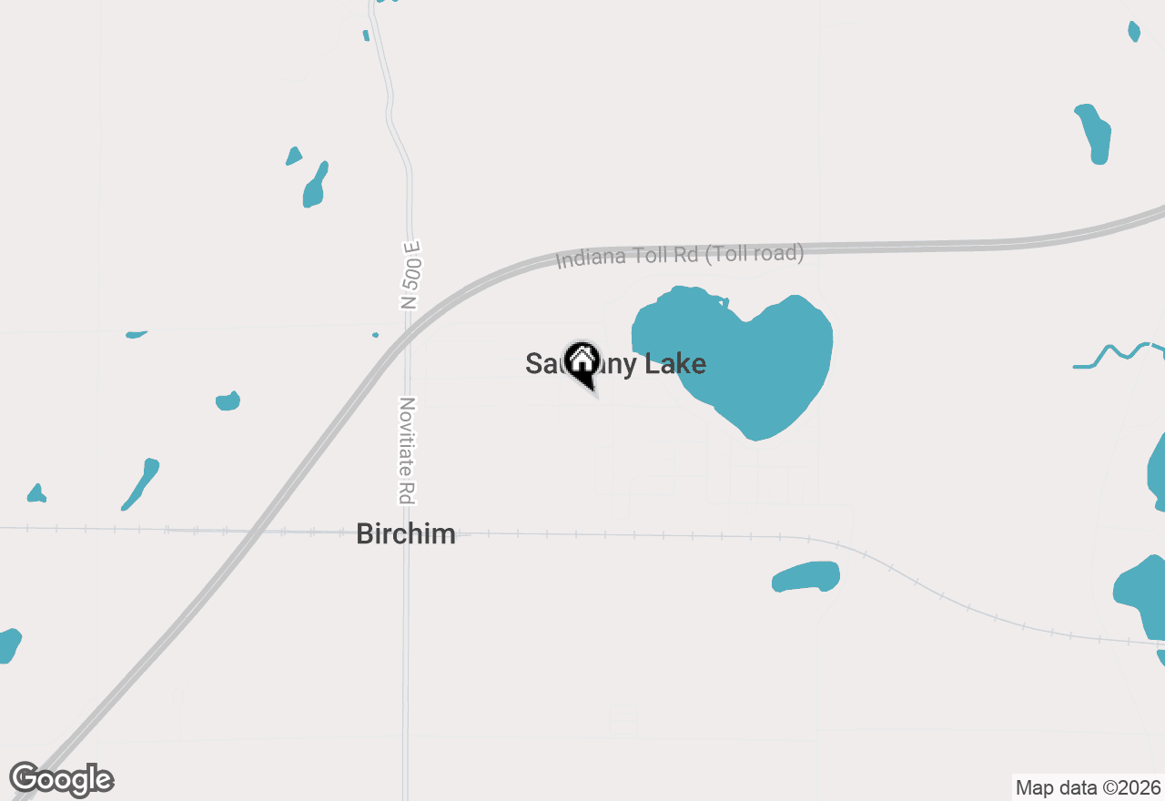 Map of 5427 E Miami (saugany Lake) Trail, Rolling Prairie, IN 46371