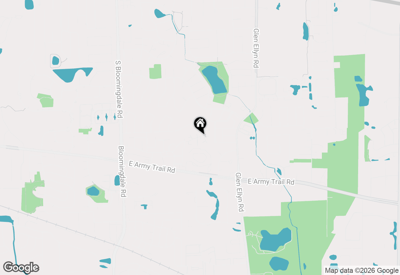 Map of 322 Fairchild Court #B, Bloomingdale, IL 60108