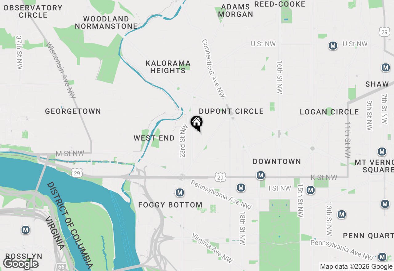 Map of 2130 N N Street #503, Washington, DC 20037