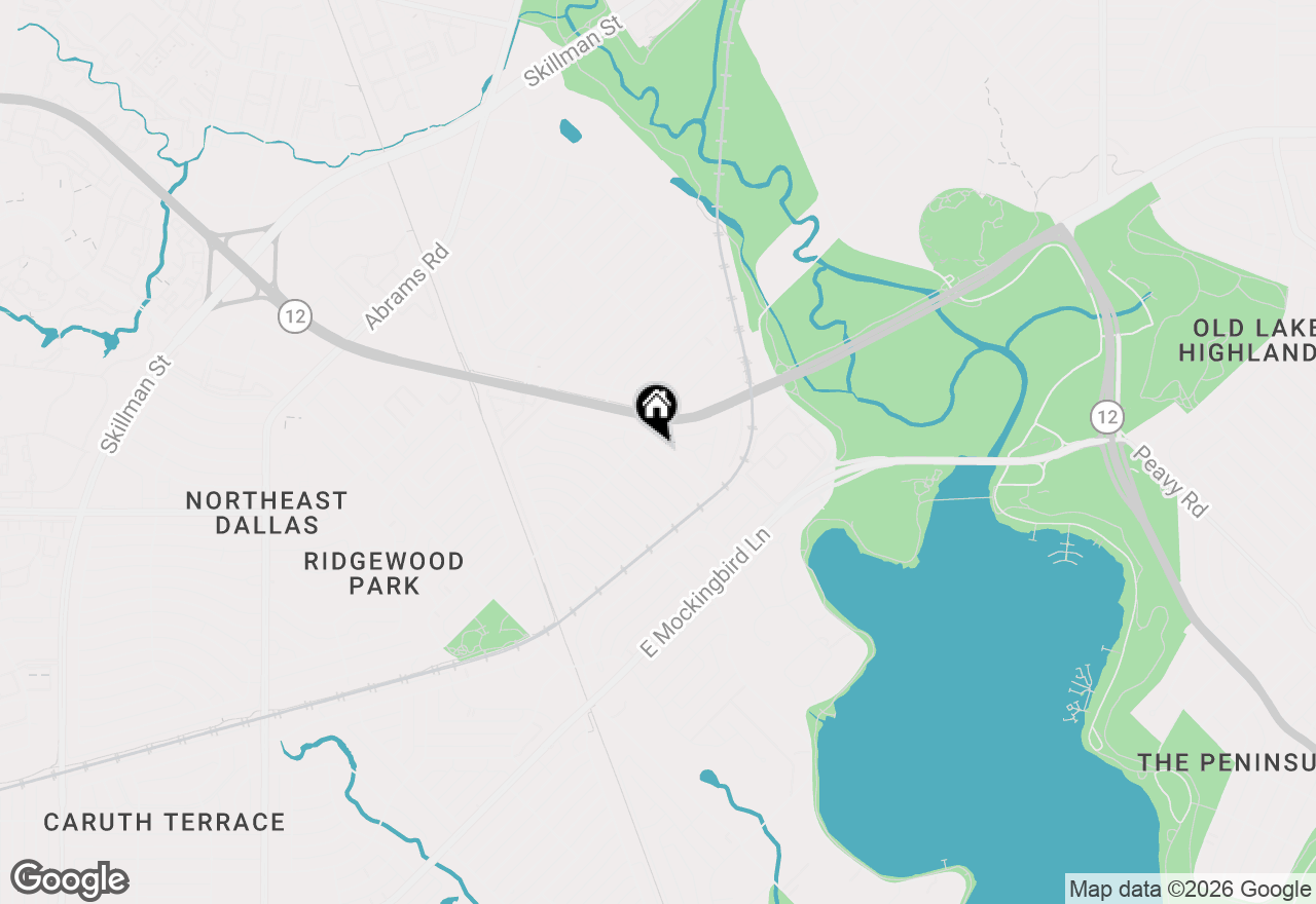 Map of 7212 Wake Forrest Drive, Dallas, TX 75214