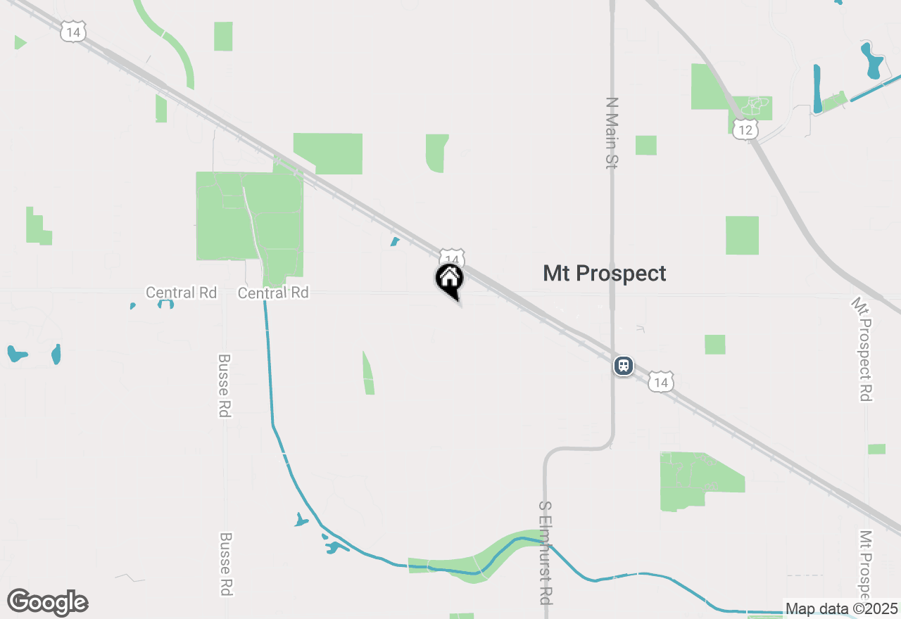 Map of 709 W Central Road #C5, Mount Prospect, IL 60056