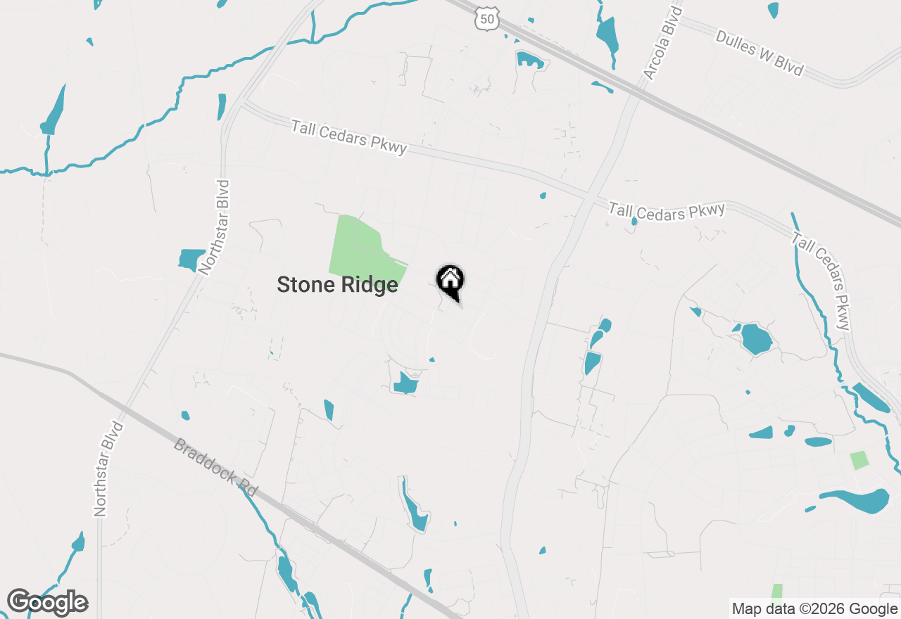 Map of 42022 Zircon Drive, Aldie, VA 20105