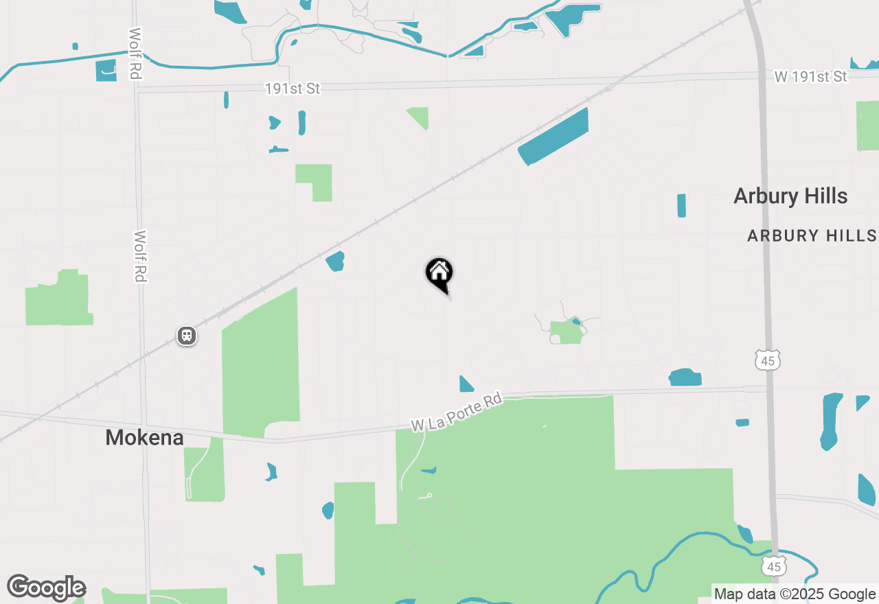 Map of 19542 Fiona Avenue, Mokena, IL 60448