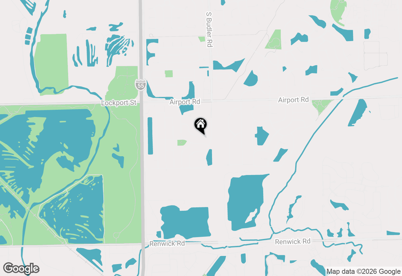 Map of 1935 W Brimstone Road, Romeoville, IL 60446