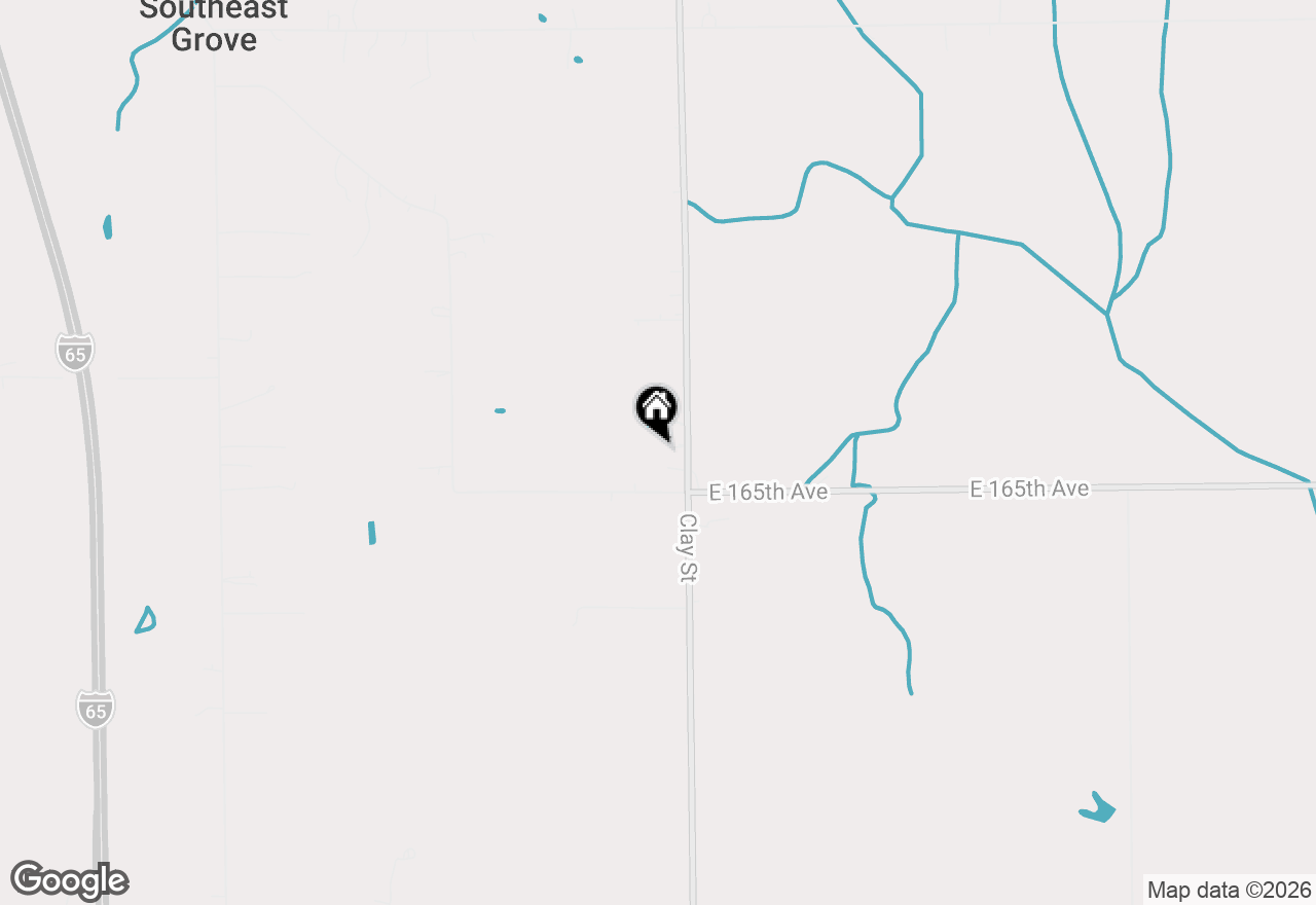 Map of (Address confidential), Hebron, Indiana 46341