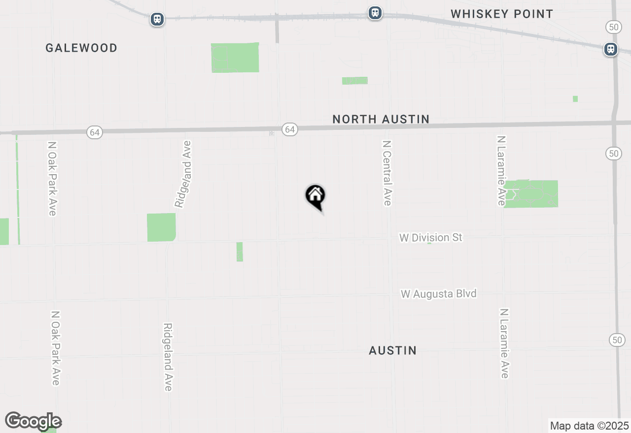 Map of 1250 N Monitor Avenue, Chicago, IL 60651