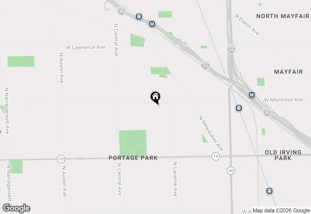 Map of 5316 W Pensacola Avenue, Chicago, IL 60641