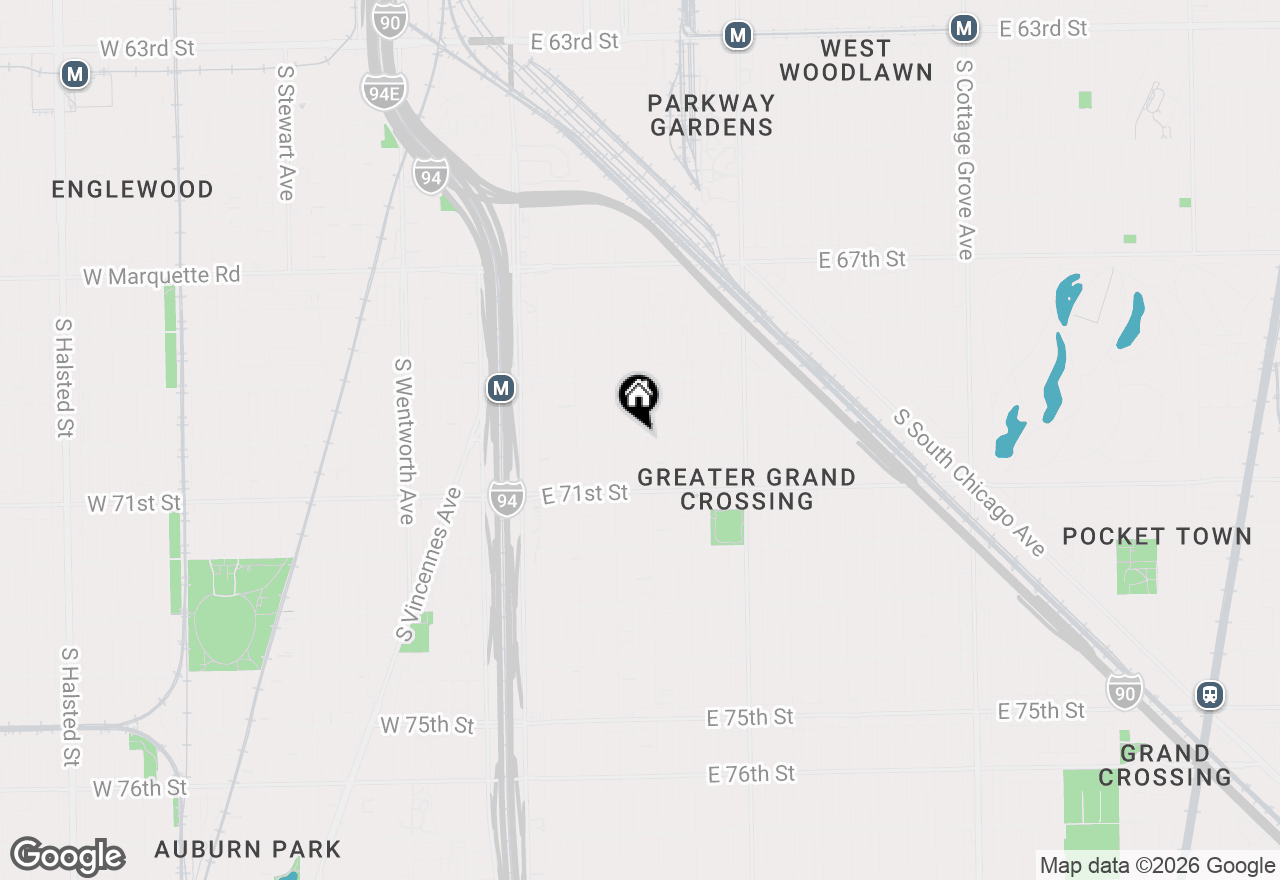 Map of 201 E 70th Street, Chicago, IL 60637