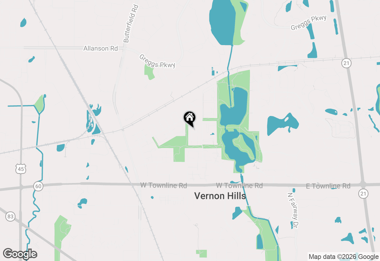 Map of 1046 Cumberland Court, Vernon Hills, IL 60061