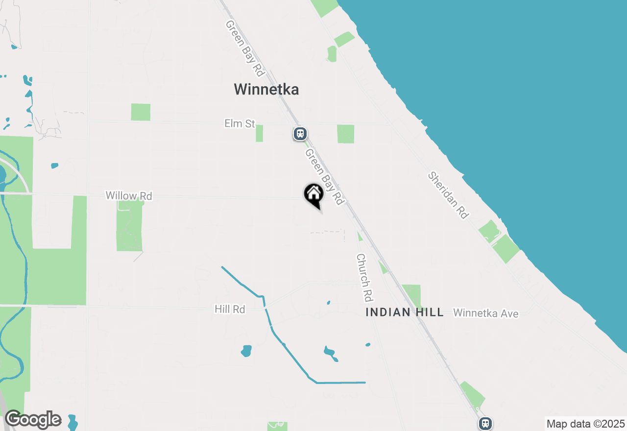 Map of (Address confidential), Winnetka, Illinois 60093