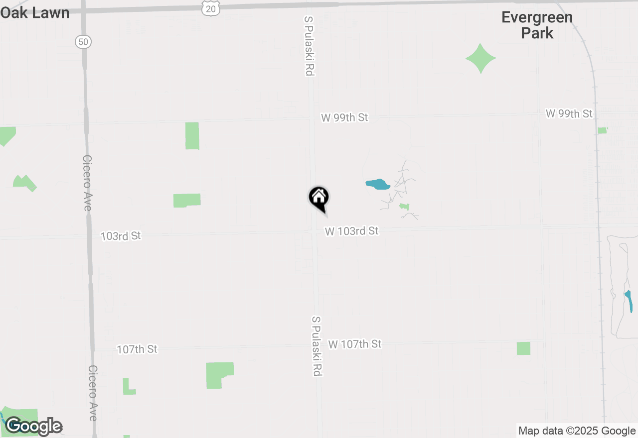 Map of 10228 S Harding Avenue, Chicago, IL 60655