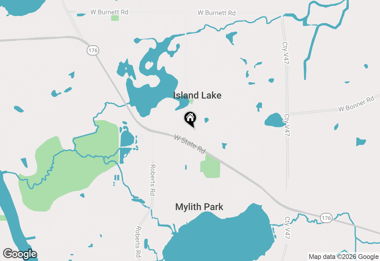 Map of 306 Juniper Road, Island Lake, IL 60042