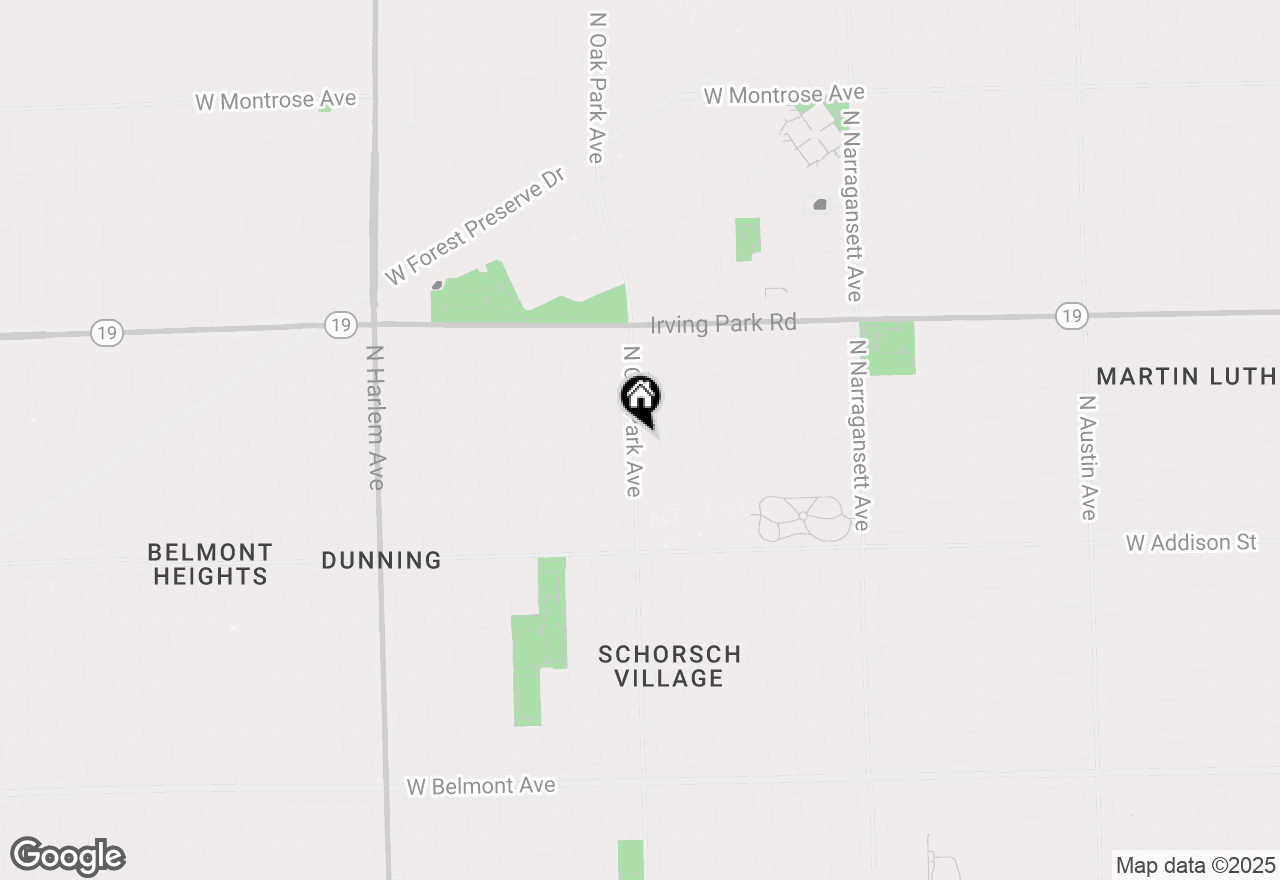 Map of 3757 N Oak Park Avenue, Chicago, IL 60634