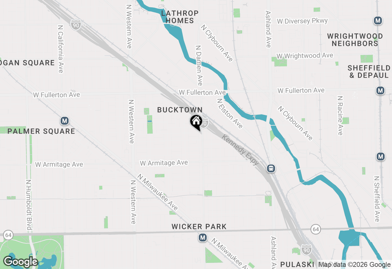Map of 2021 W Shakespeare Avenue #CH2, Chicago, IL 60647