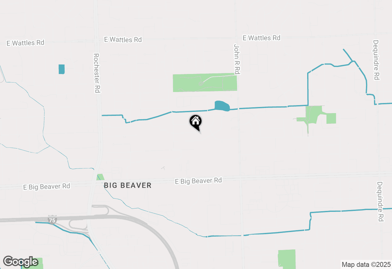 Map of 1686 Crestline Dr, Troy, MI 48083